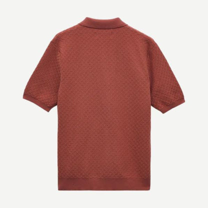Naples Polo Retro Diamond - Rust - Galvanic.co