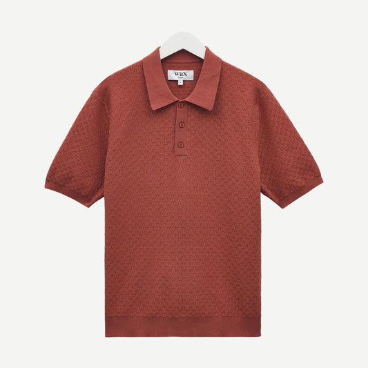 Naples Polo Retro Diamond - Rust - Galvanic.co