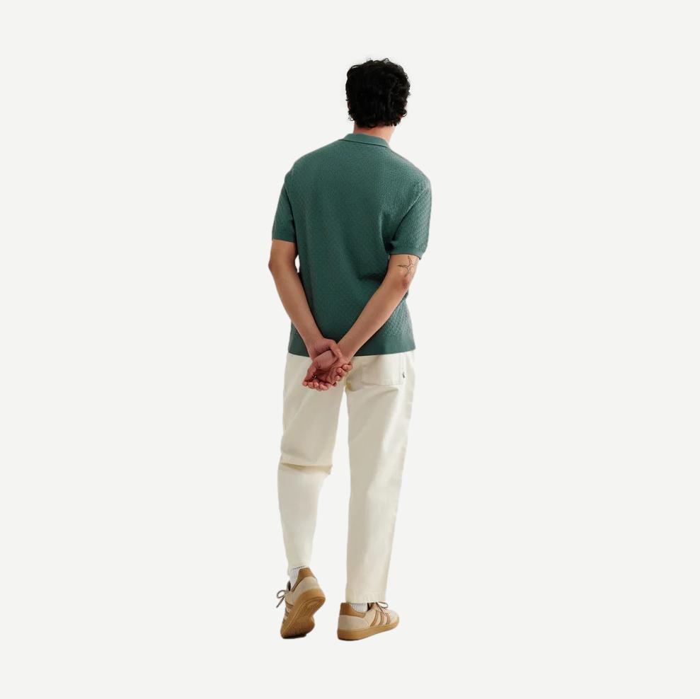 Naples Polo Retro Diamond - Sea Green - Galvanic.co
