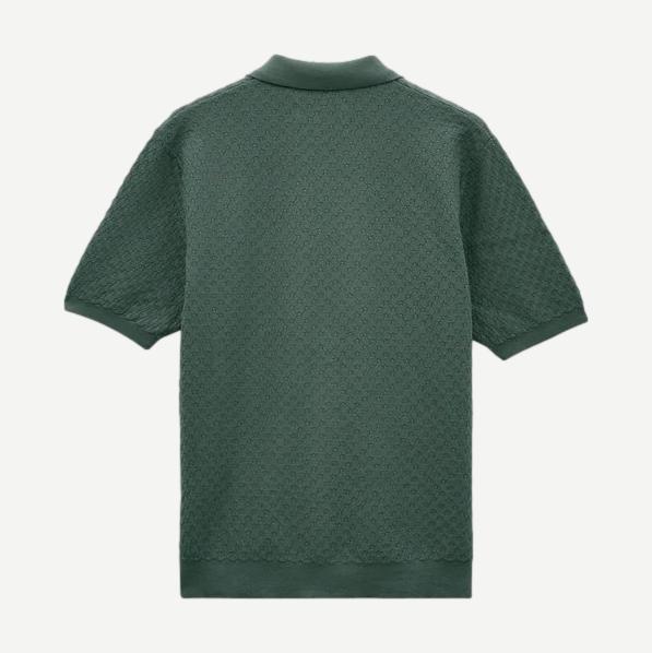 Naples Polo Retro Diamond - Sea Green - Galvanic.co