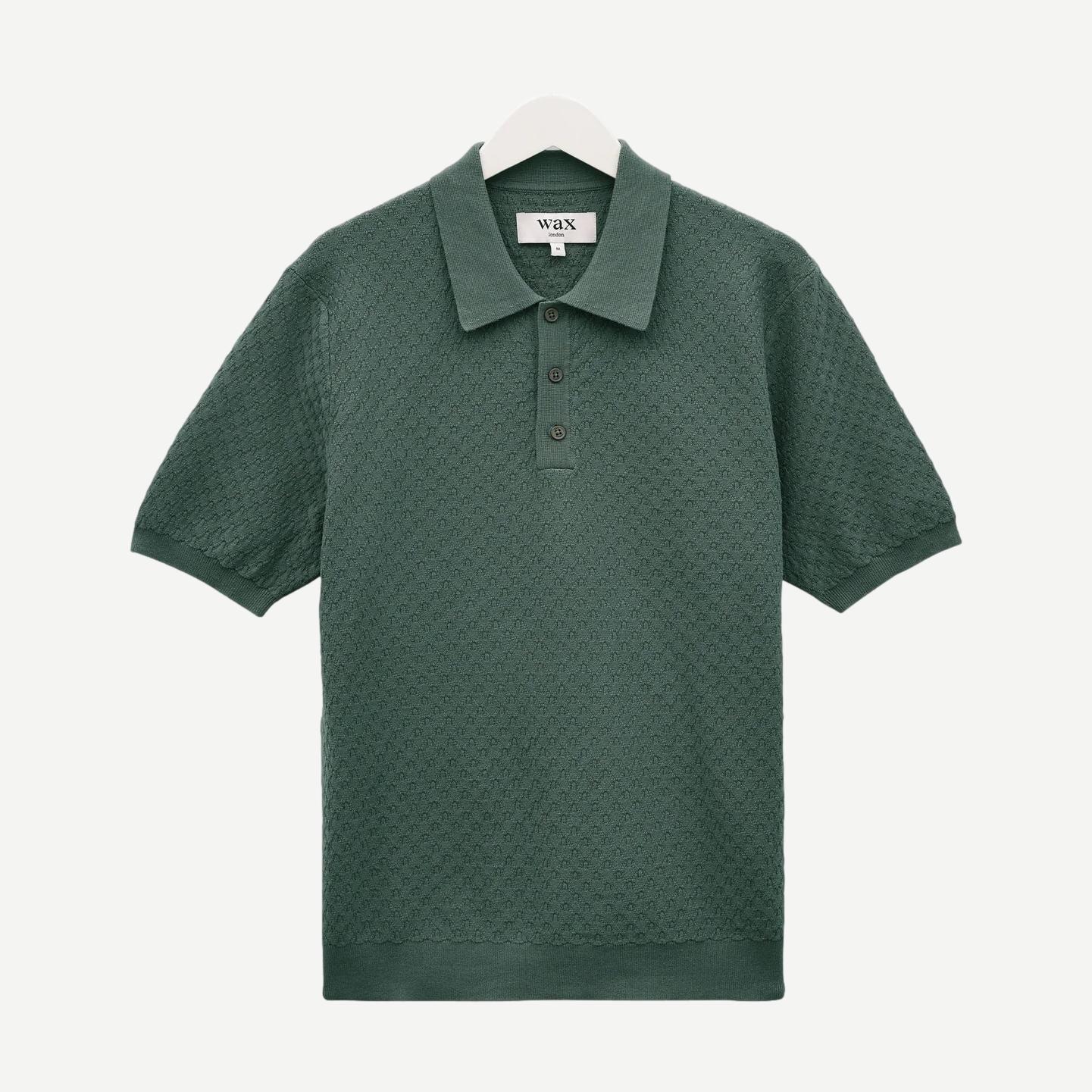 Naples Polo Retro Diamond - Sea Green - Galvanic.co