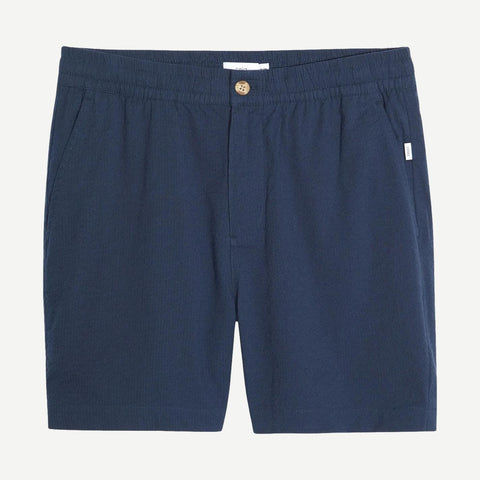 Seersucker Short - Deep Navy - Galvanic.co