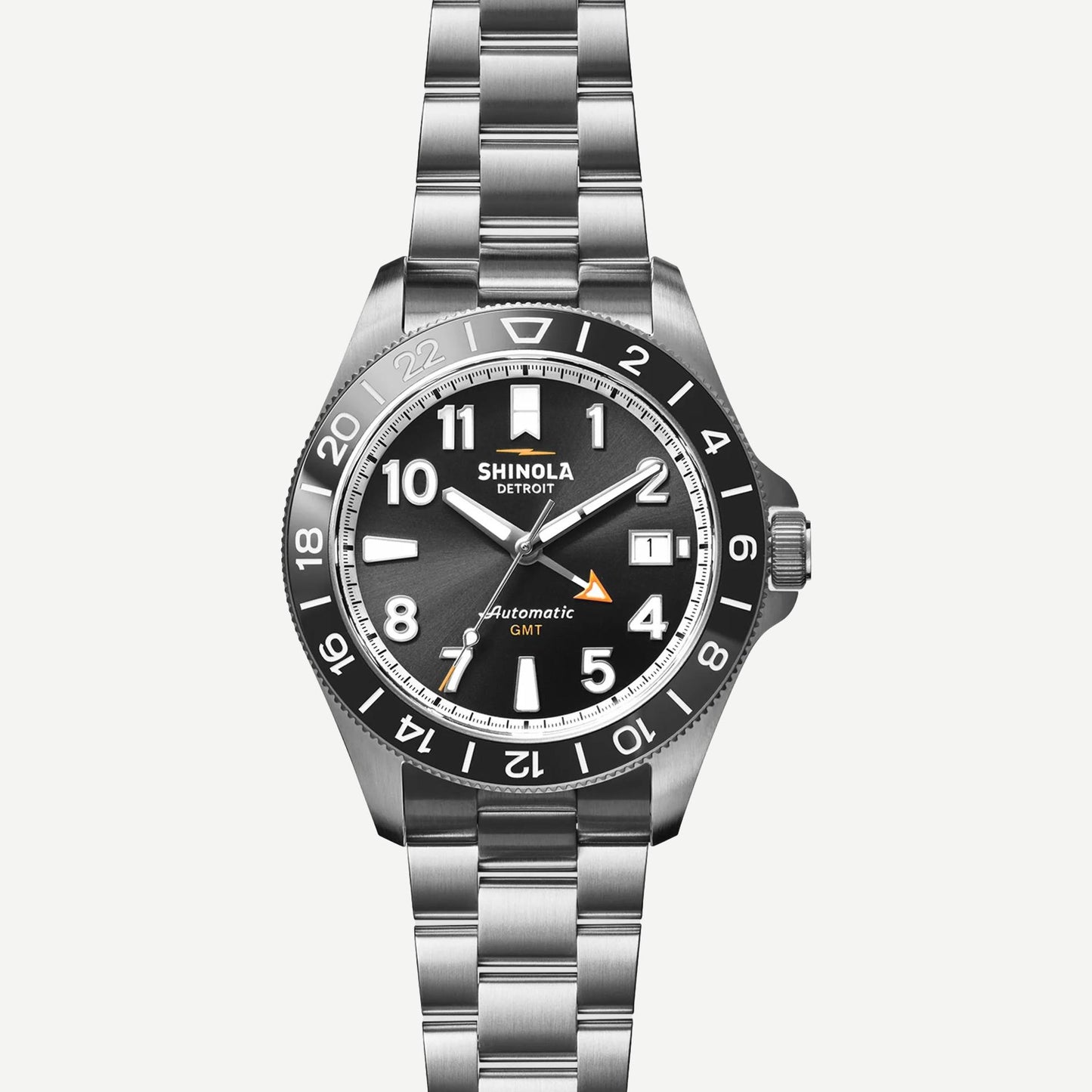 Gift Set: Monster GMT 40mm Silver Bracelet - Galvanic.co