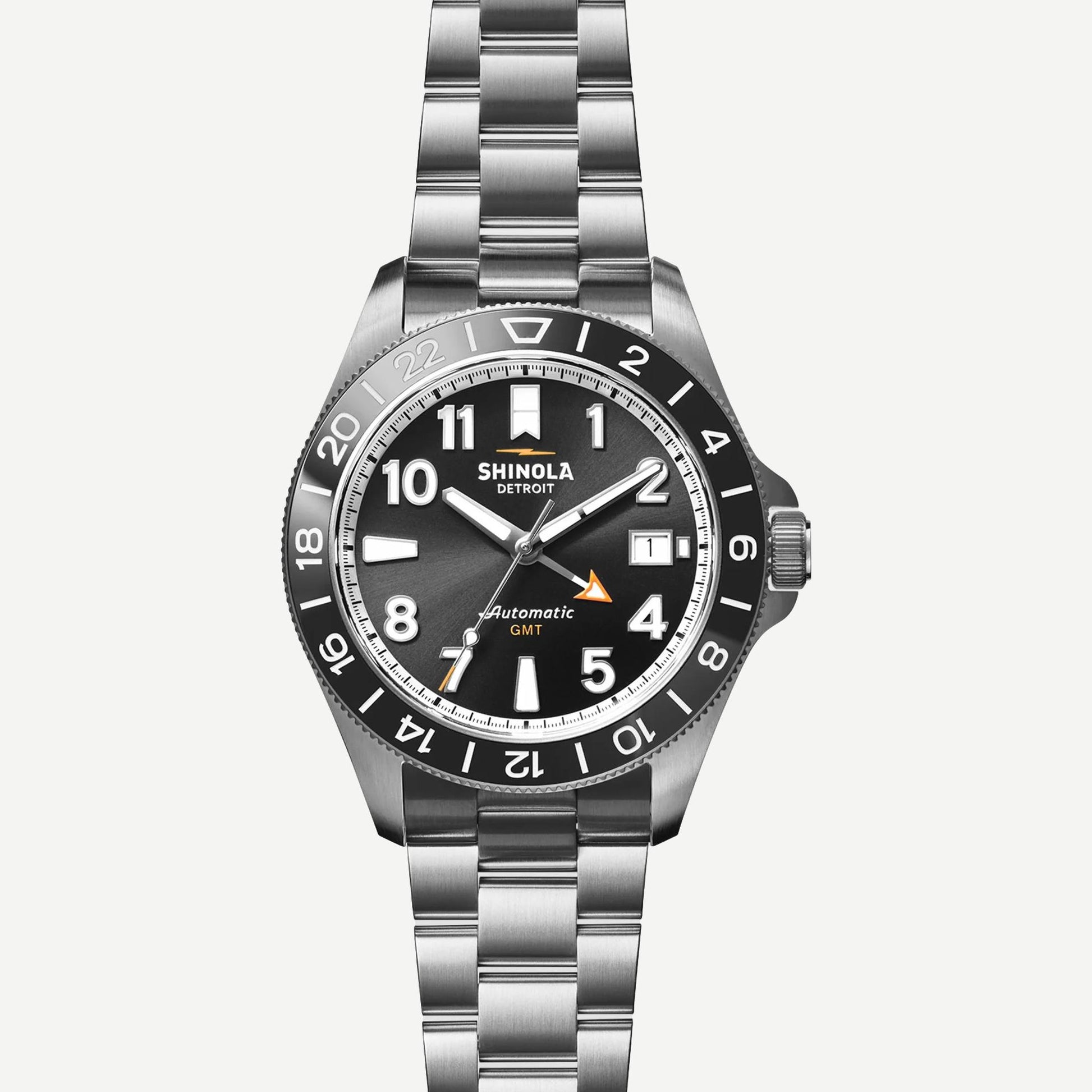 Gift Set: Monster GMT 40mm Silver Bracelet - Galvanic.co