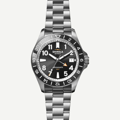 Gift Set: Monster GMT 40mm Silver Bracelet - Galvanic.co