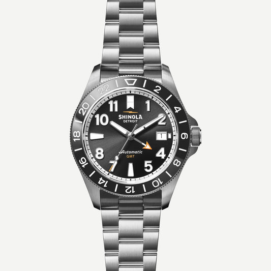 Gift Set: Monster GMT 40mm Silver Bracelet - Galvanic.co