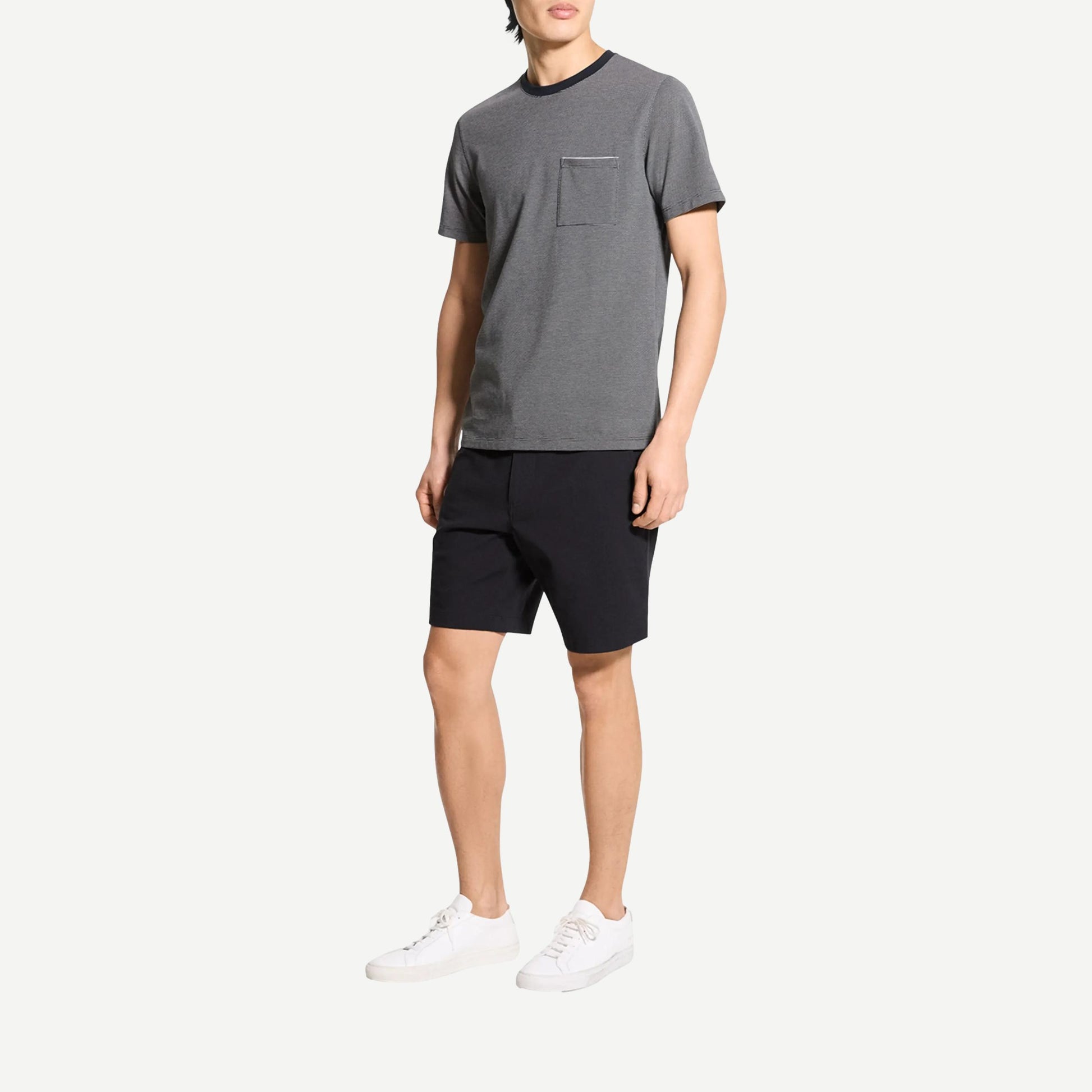 Pocket Birdeye Tee - Carbon Multi - Galvanic.co