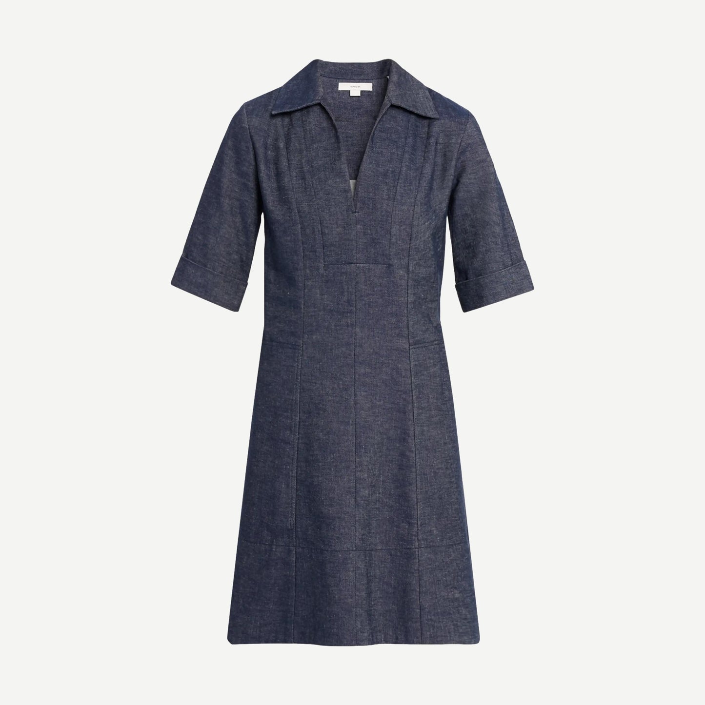 A-Line S/S Dress - Indigo - Galvanic.co