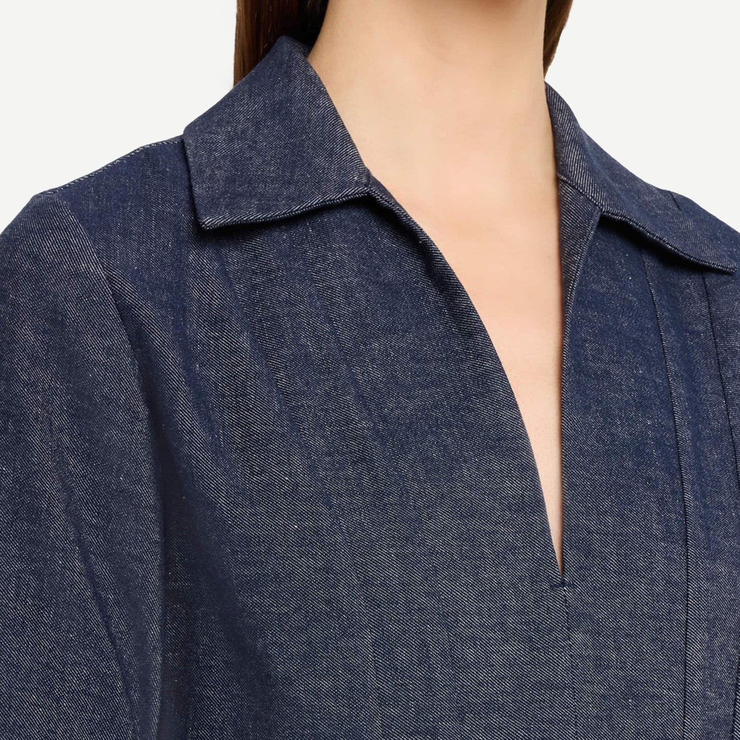 A-Line S/S Dress - Indigo - Galvanic.co