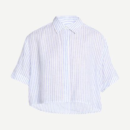 Mel Top - White/Classic Blue - Galvanic.co