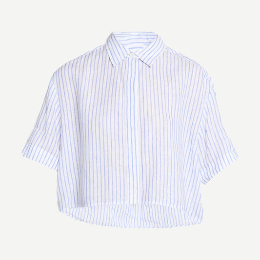 Mel Top - White/Classic Blue - Galvanic.co
