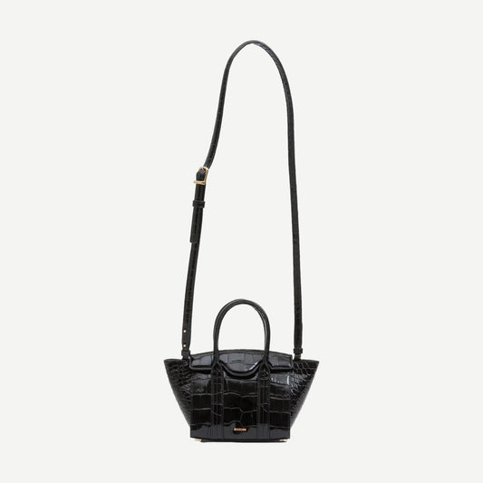 Nicola Mini Tote - Black - Galvanic.co