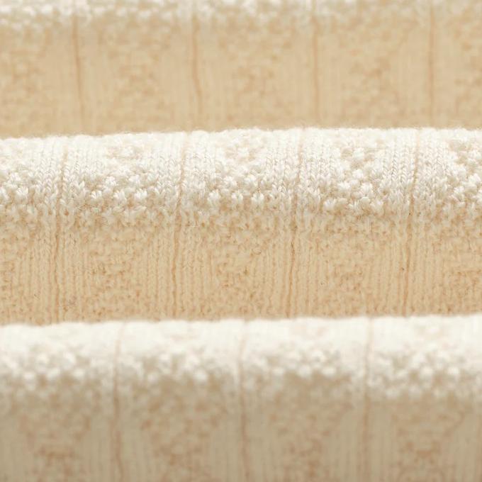 Oban Polo Diamond Stripe - Ecru - Galvanic.co