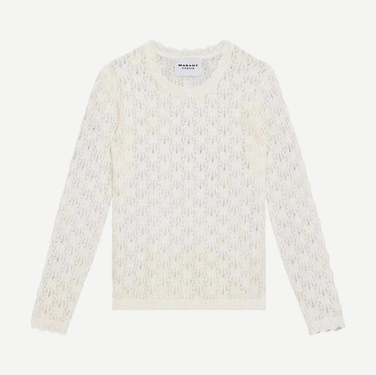 Obeline Pullover - Ecru - Galvanic.co