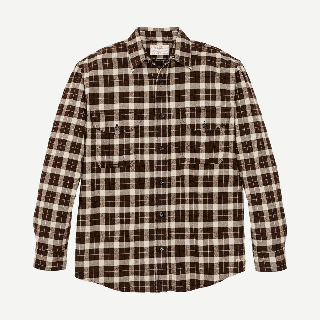 Alaskan Guide Shirt - Brown/Cream Plaid - Galvanic.co