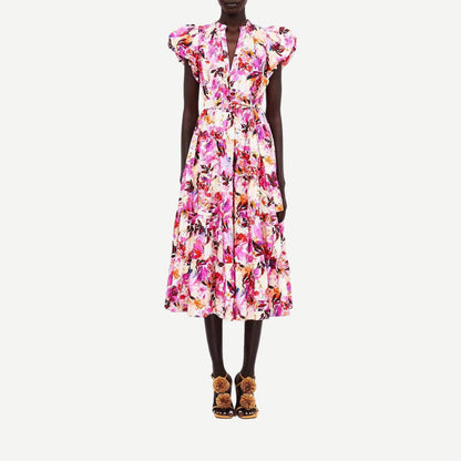 Ottilie Dress - Azelea - Galvanic.co