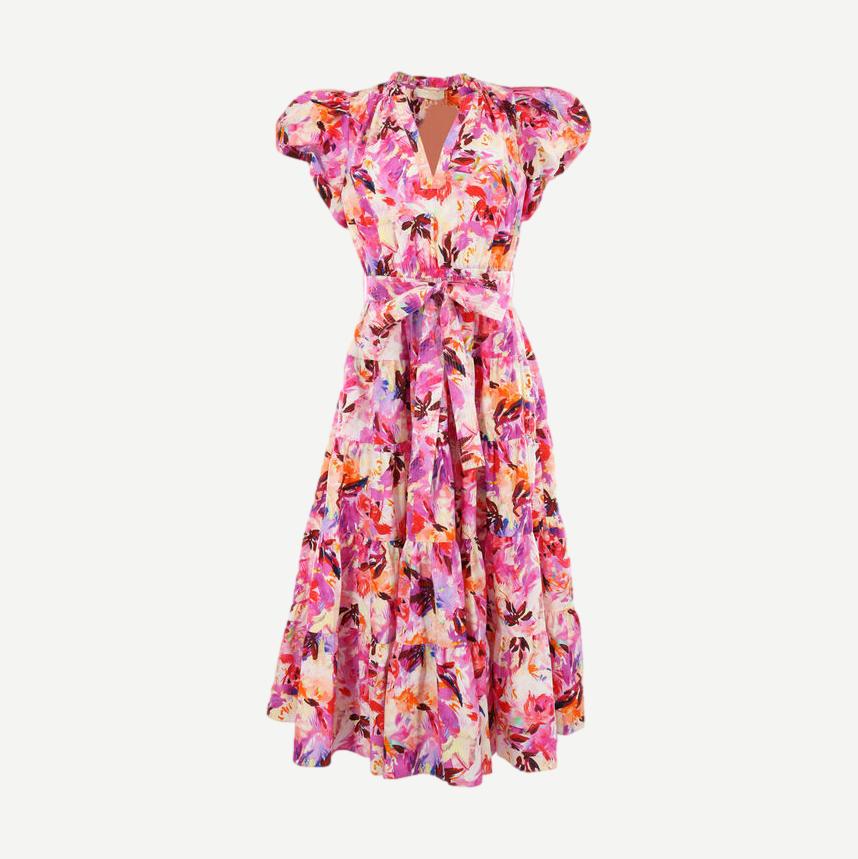 Ottilie Dress - Azelea - Galvanic.co