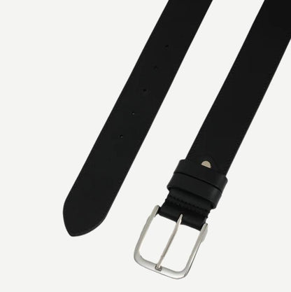 Paton Leather Belt - Black - Galvanic.co