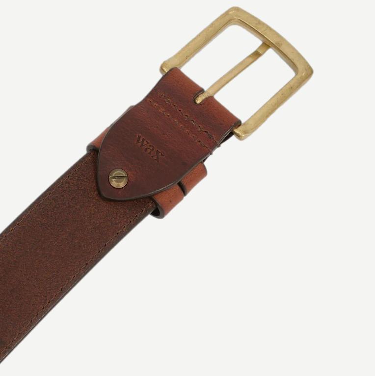 Paton Leather Belt - Brown - Galvanic.co