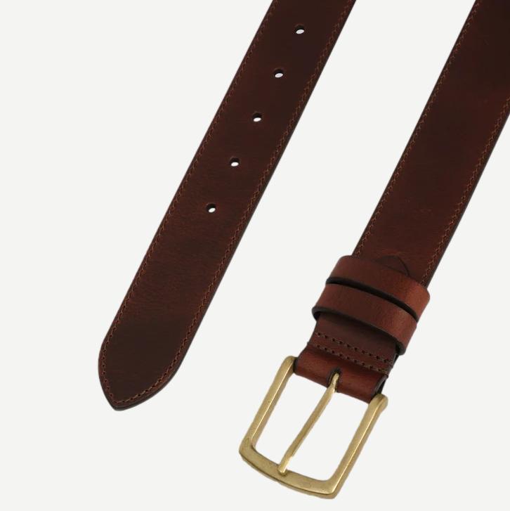 Paton Leather Belt - Brown - Galvanic.co