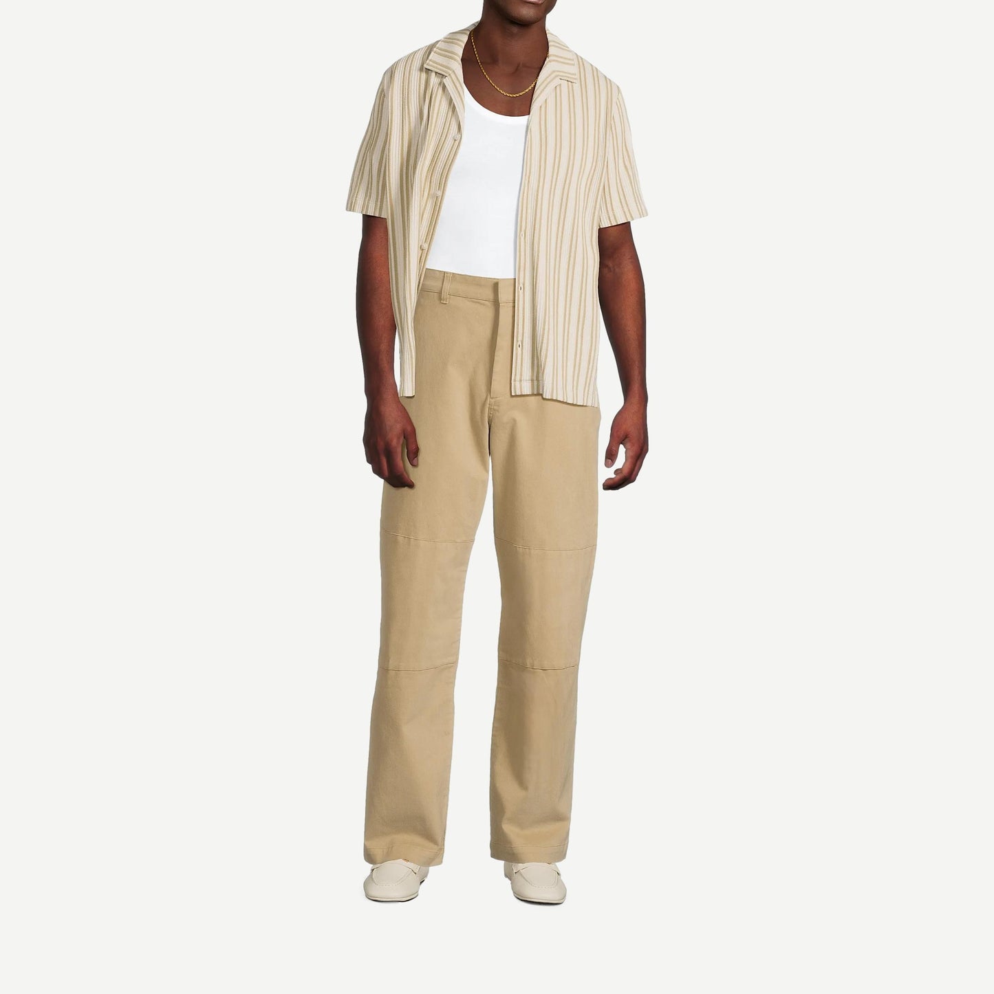Peached Cotton Henry Pant - Mustard - Galvanic.co