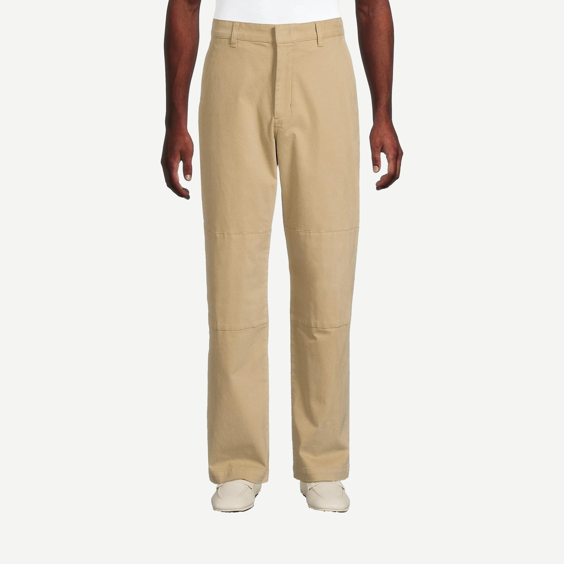 Peached Cotton Henry Pant - Mustard - Galvanic.co