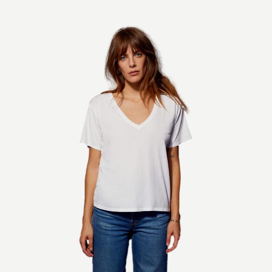 Phoenix Oversized V - White - Galvanic.co