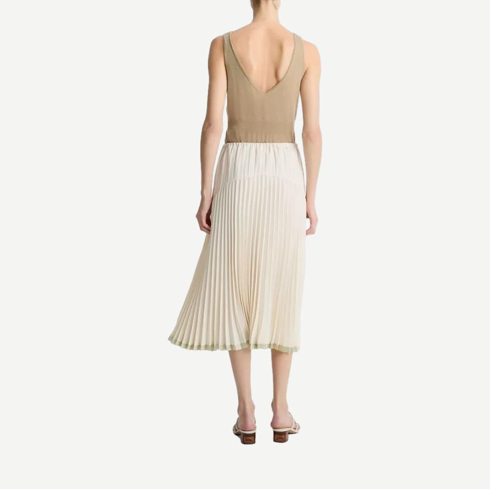 Pleated Tiered Skirt - Bona - Galvanic.co