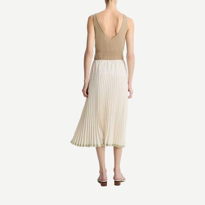 Pleated Tiered Skirt - Bona - Galvanic.co