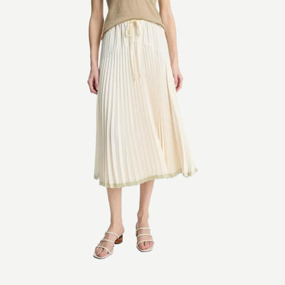 Pleated Tiered Skirt - Bona - Galvanic.co