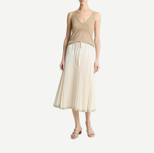 Pleated Tiered Skirt - Bona - Galvanic.co