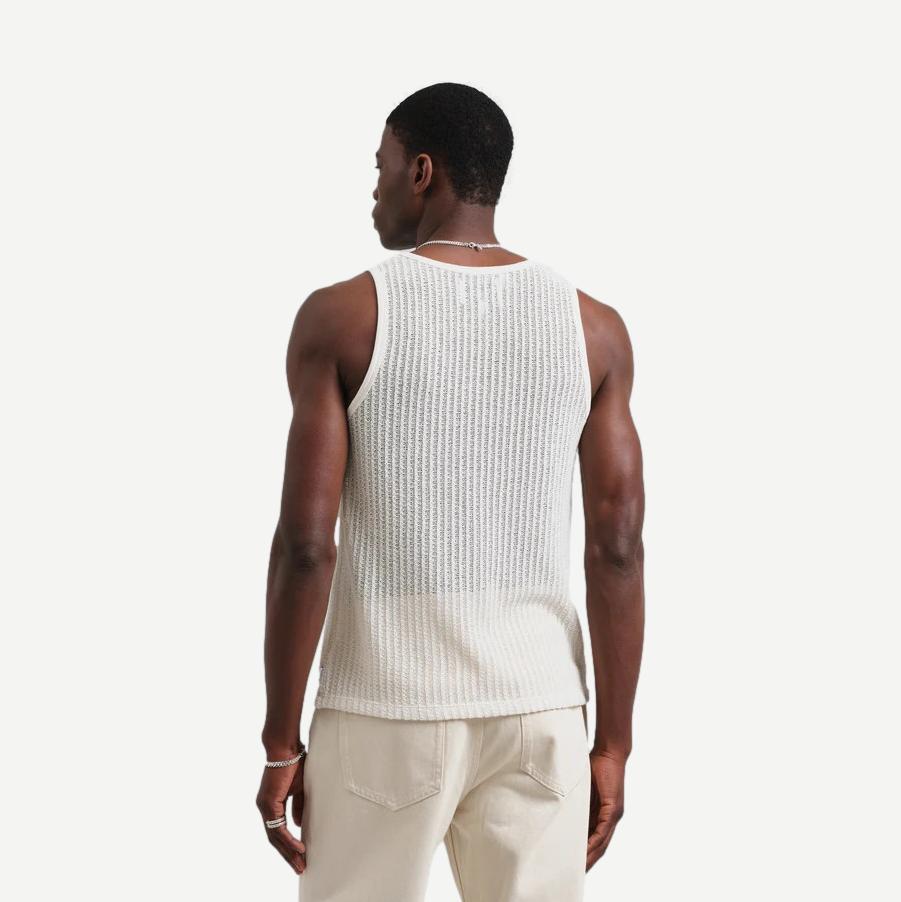 Prim Vest Jersey Lace - Ecru - Galvanic.co