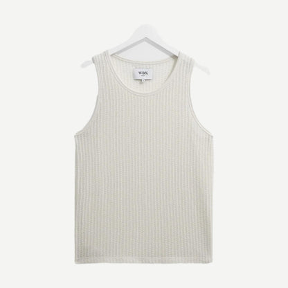 Prim Vest Jersey Lace - Ecru - Galvanic.co
