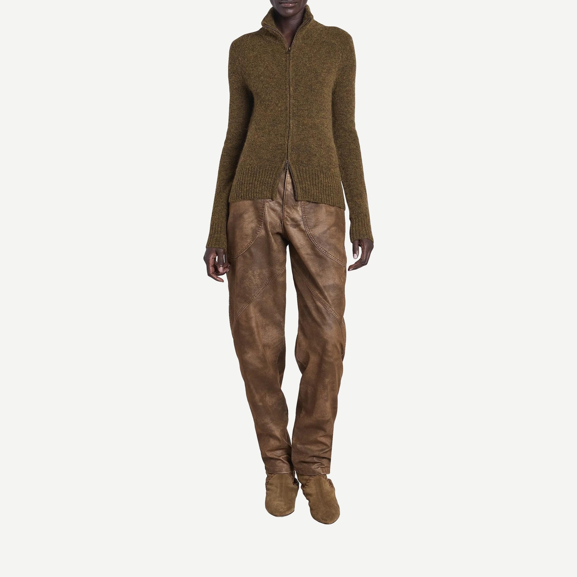 Prunella Cardigan - Bronze - Galvanic.co