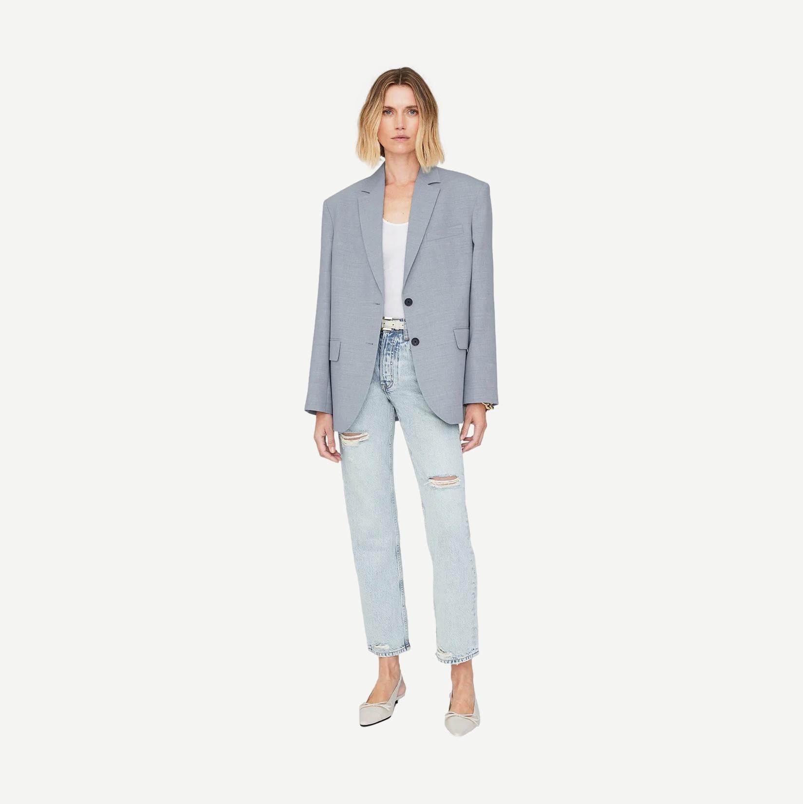 Quinn Blazer - Steel Blue - Galvanic.co