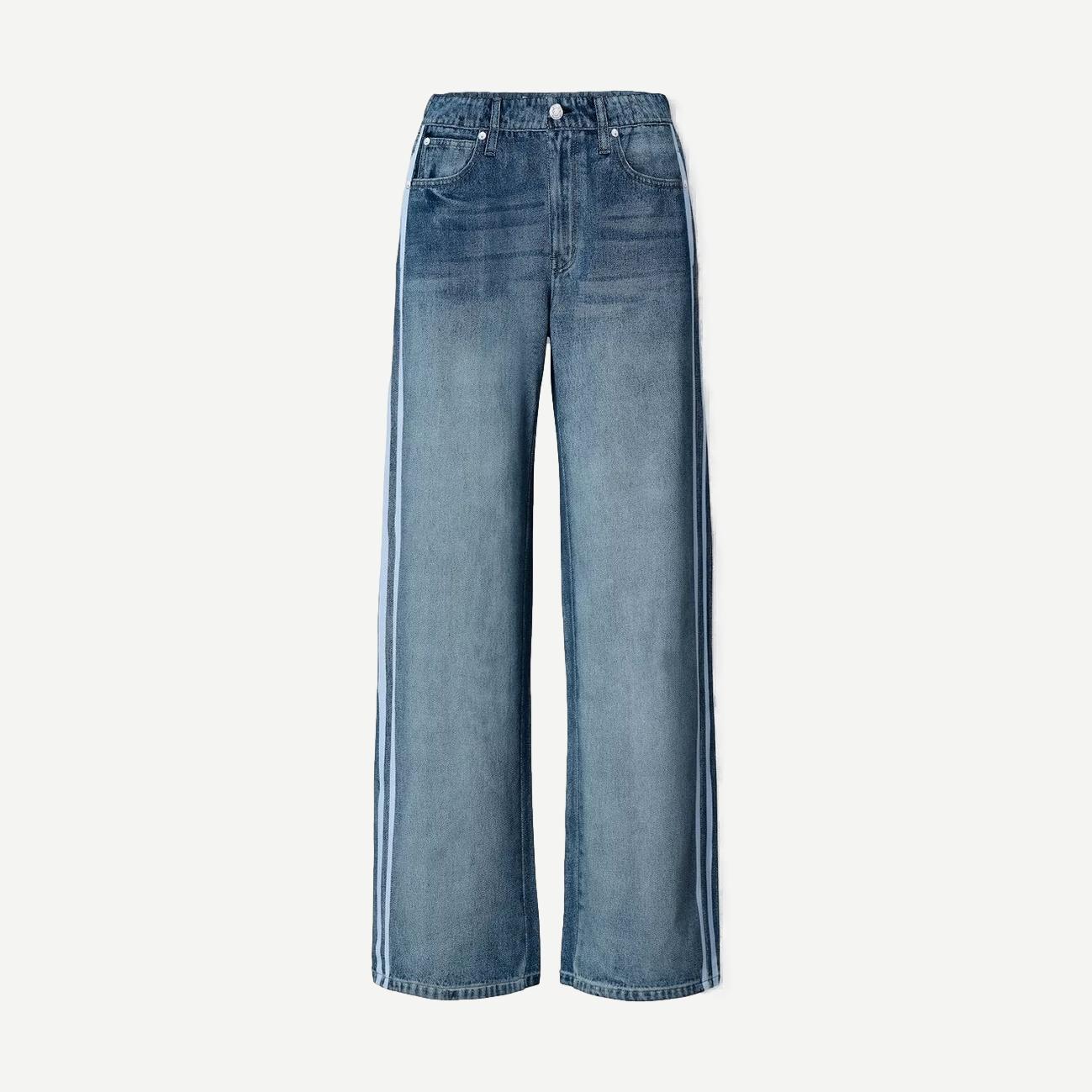 Miramar Terry Track Pant Pull On - Carnation Stripe - Galvanic.co