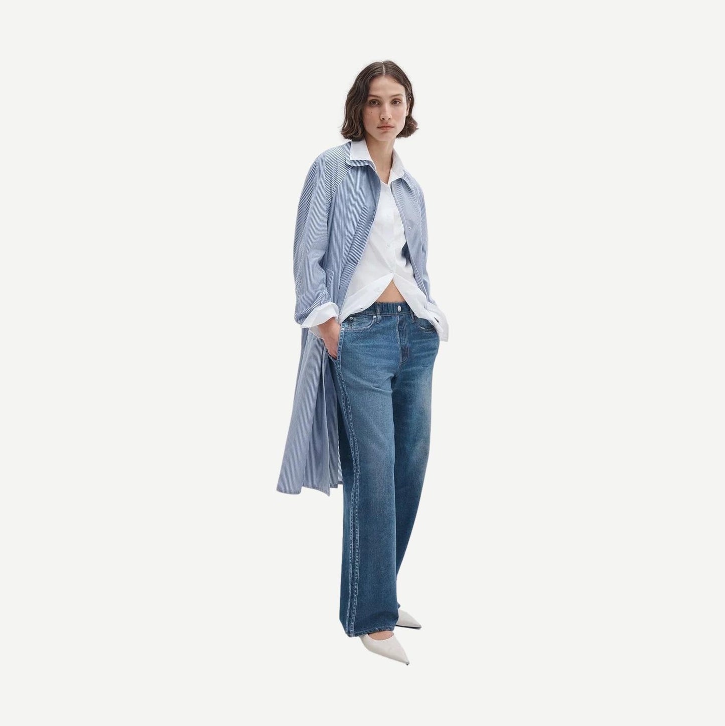 Miramar Terry Track Pant Pull On - Carnation Stripe - Galvanic.co
