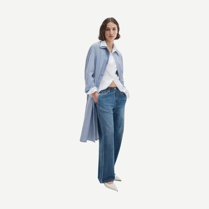 Miramar Terry Track Pant Pull On - Carnation Stripe - Galvanic.co