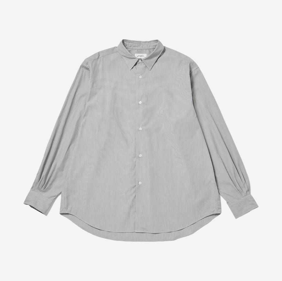 Regular Collar Stripe Shirt - Navy - Galvanic.co