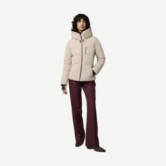 Marilou Slim-Fit Classic Down Coat With Hood - Hush - Galvanic.co