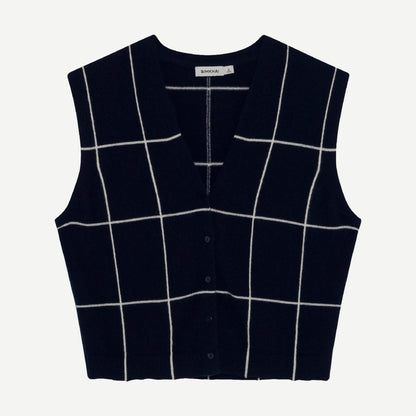Rozzi Vest - Midnight Plaid - Galvanic.co