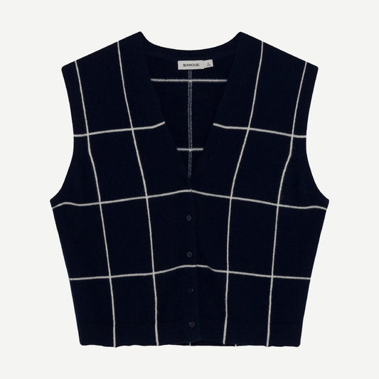 Rozzi Vest - Midnight Plaid - Galvanic.co