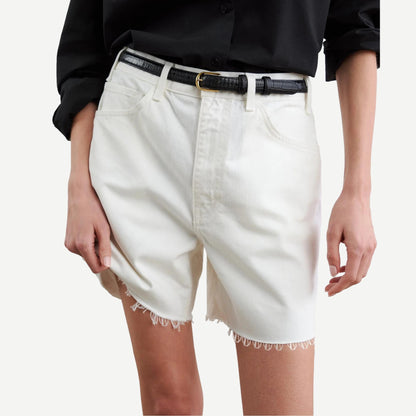 Russel Denim Short - Cream - Galvanic.co