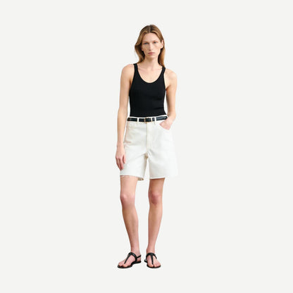 Russel Denim Short - Cream - Galvanic.co