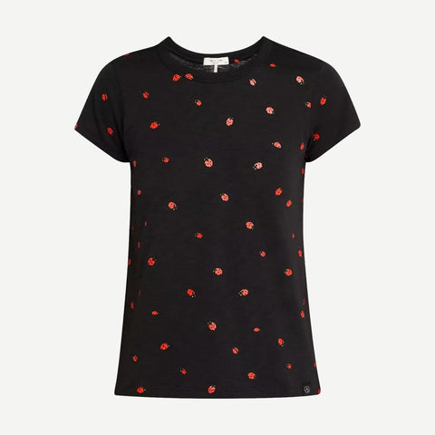 All Over Ladybug Tee - Black/Multi - Galvanic.co