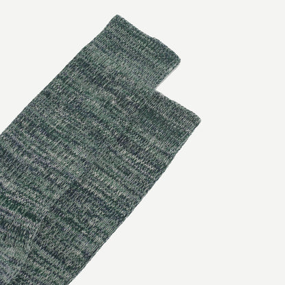 Sandwell Socks - Ecru/Green