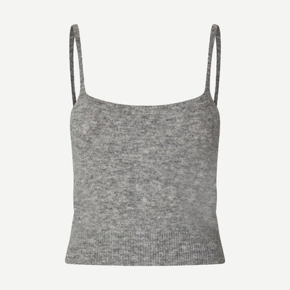 Sanoura Top - Grey Melange - Galvanic.co