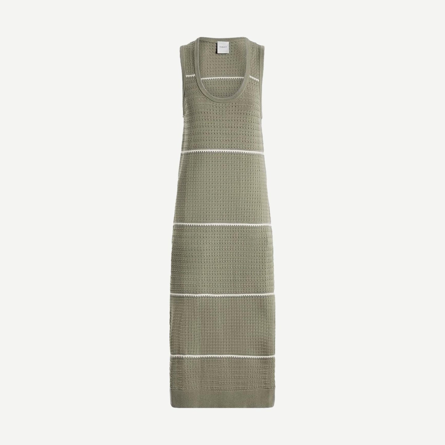 Scott Scoop Neck Midi Dress - Seagrass - Galvanic.co