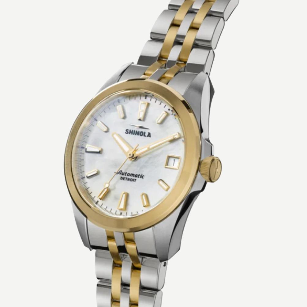 Monster 36mm Circadian Silver/Gold - White MOP