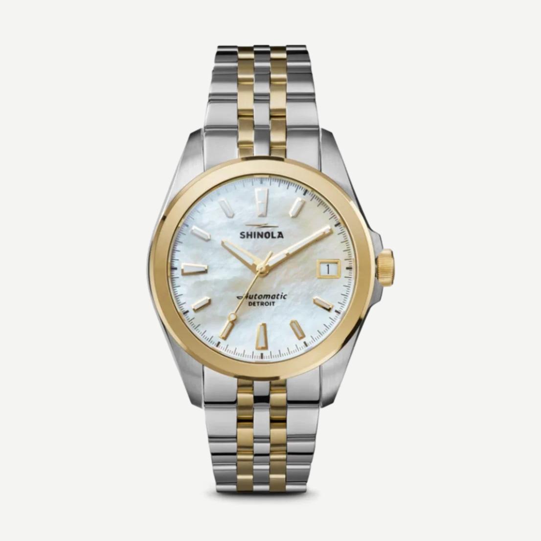 Monster 36mm Circadian Silver/Gold - White MOP